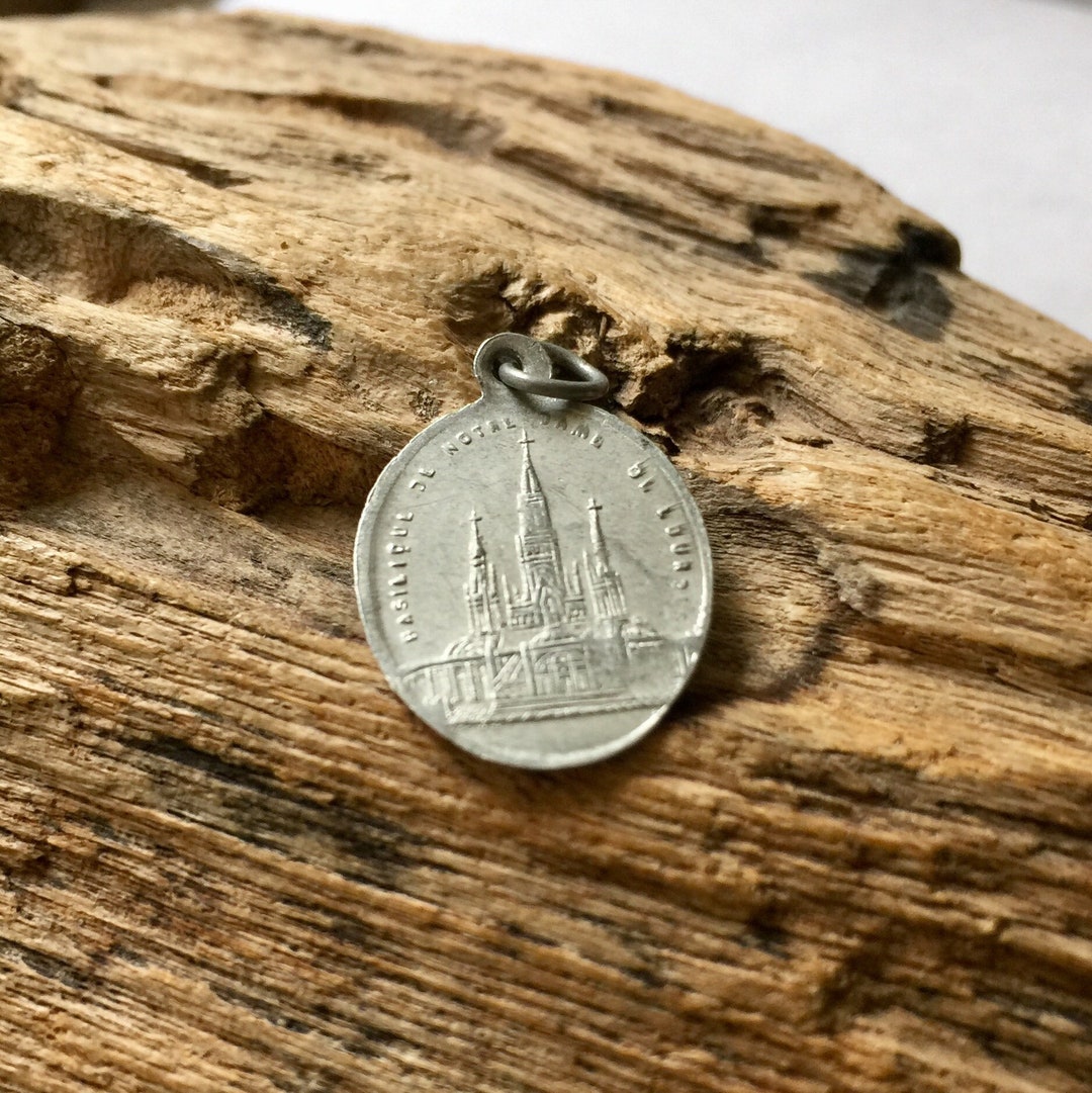 Antique Catholic Pilgrimage Medal From Lourdes Our Lady of - Etsy