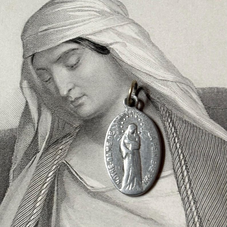Antique Catholic Pilgrimage Medal From France, Notre Dame De La ...