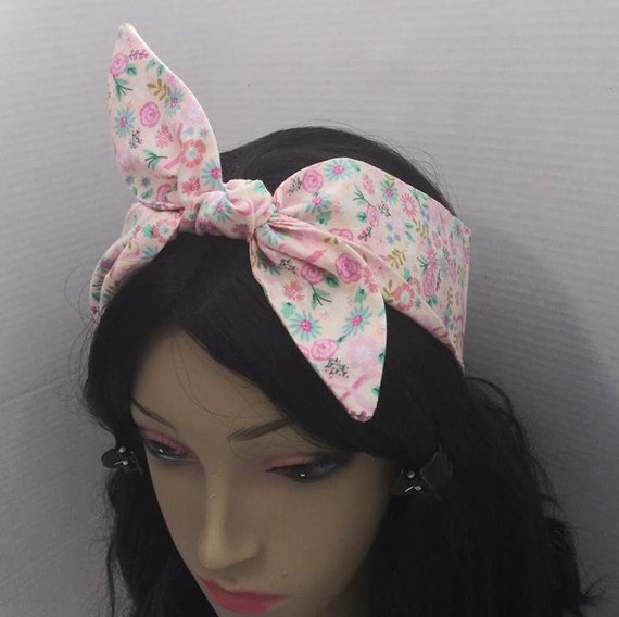 Headbands That Tie For Women And Teensbreast Cancer Awareness Etsy
