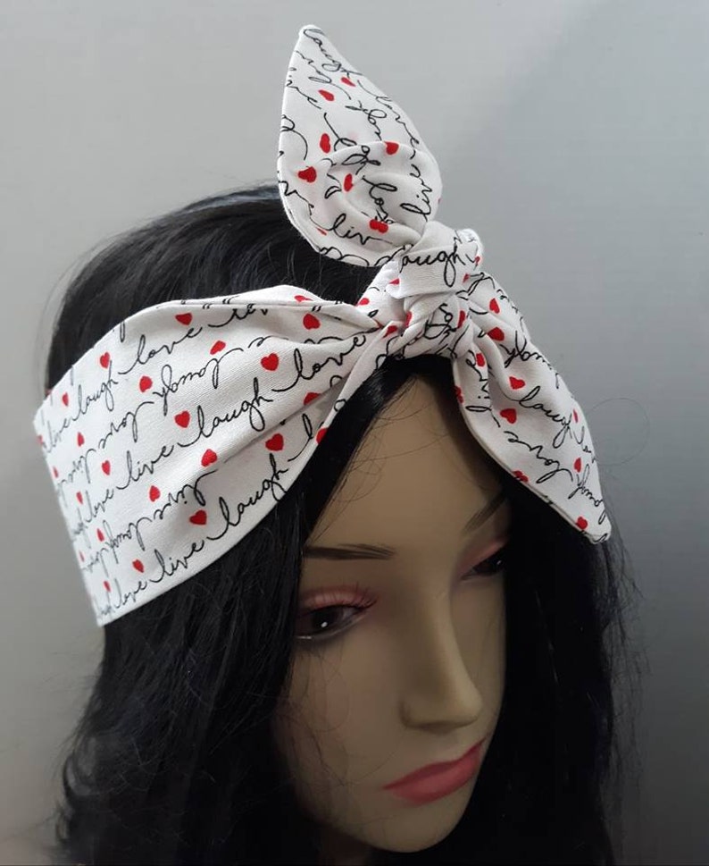 Headbands That Tie Womens TeensWomens HeadbandDolly Bow Etsy