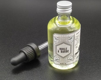 Huile à Barbe Hydratante DARWIN "Classic" - 100% BIO et Naturelle, Artisanale et Made in France