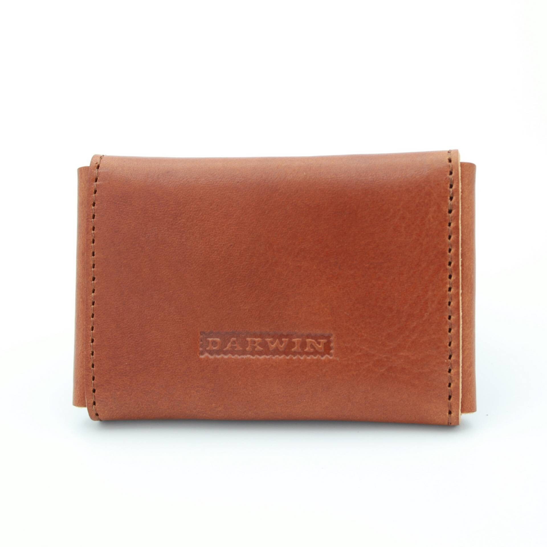 Deluxe Travel Pouch in Genuine Whisky Leather for Safety Razors