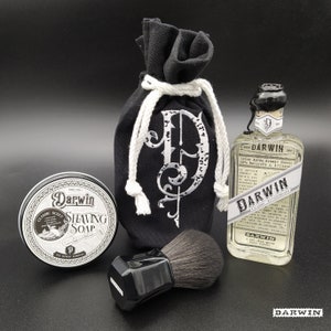 Bundle Shaving Soap + Aftershave + Brush - DARWIN &quot;Classic&quot;