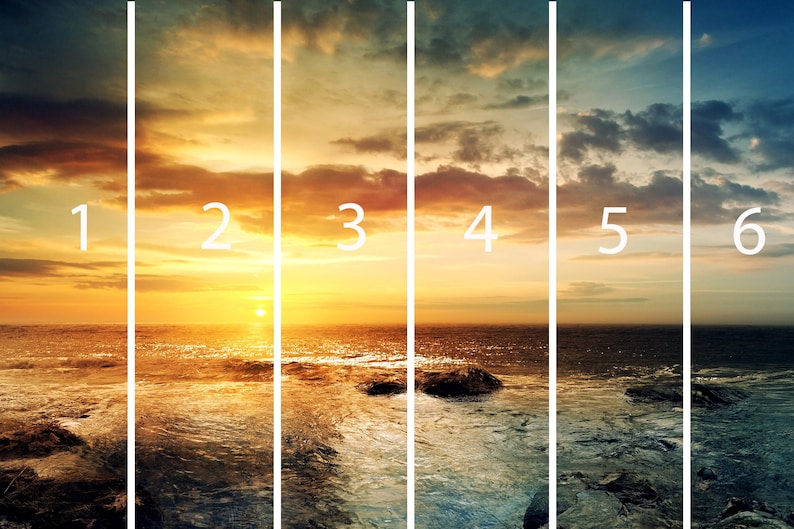 Wall covering Wall Mural Sunset over ocean 3 Wallpaper Wall Decal