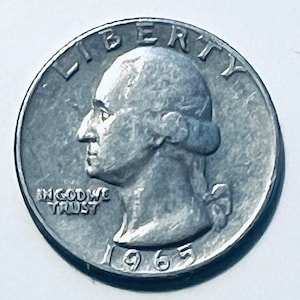 1965 Quarter No Mint Mark - Etsy