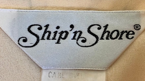 Vintage 1970s Ship 'N Shore Retro, Soft Yellow, S… - image 10