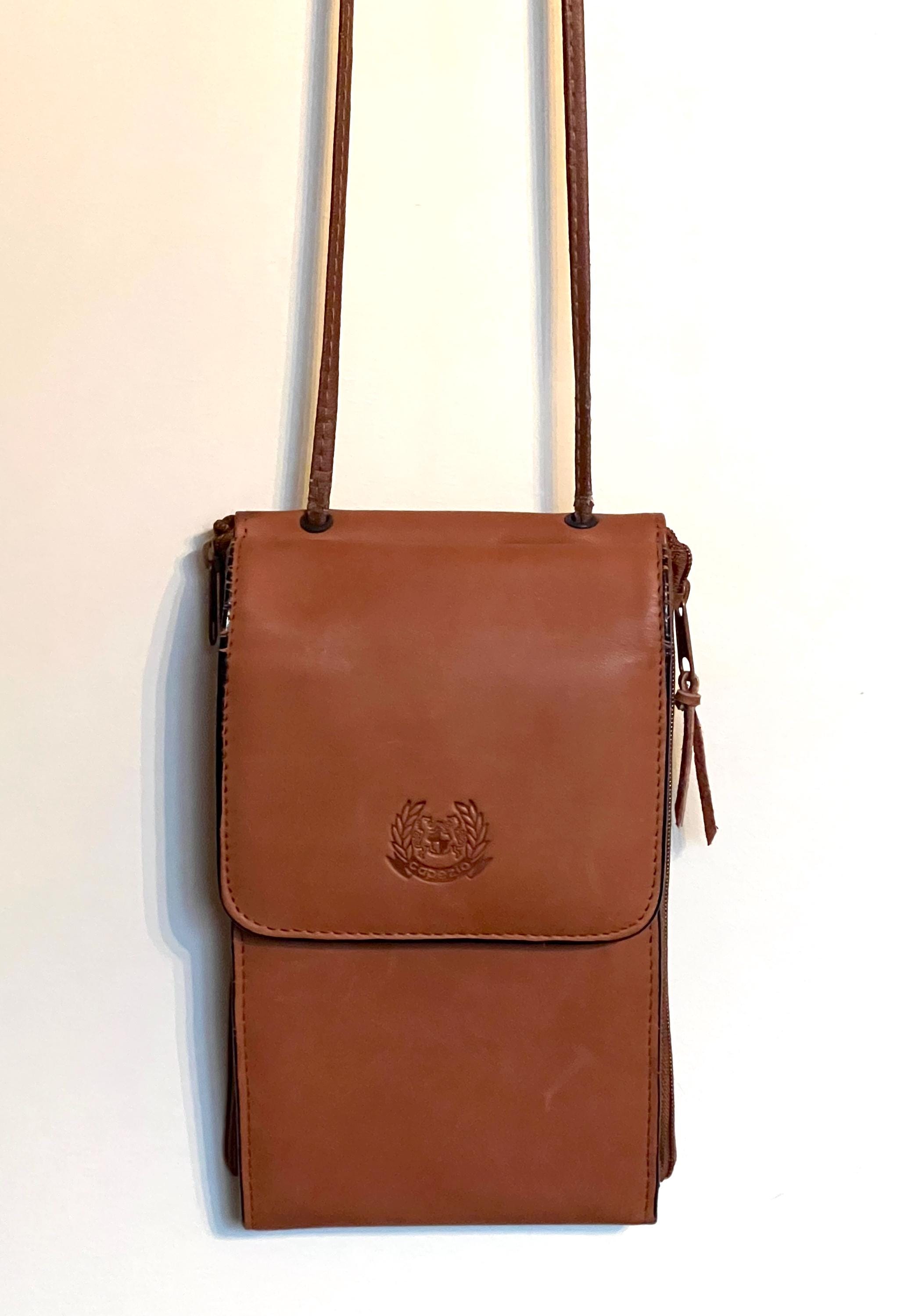 Vtg C2000s CAPEZIO English Tan, Pure Leather, Multi Layer Carry