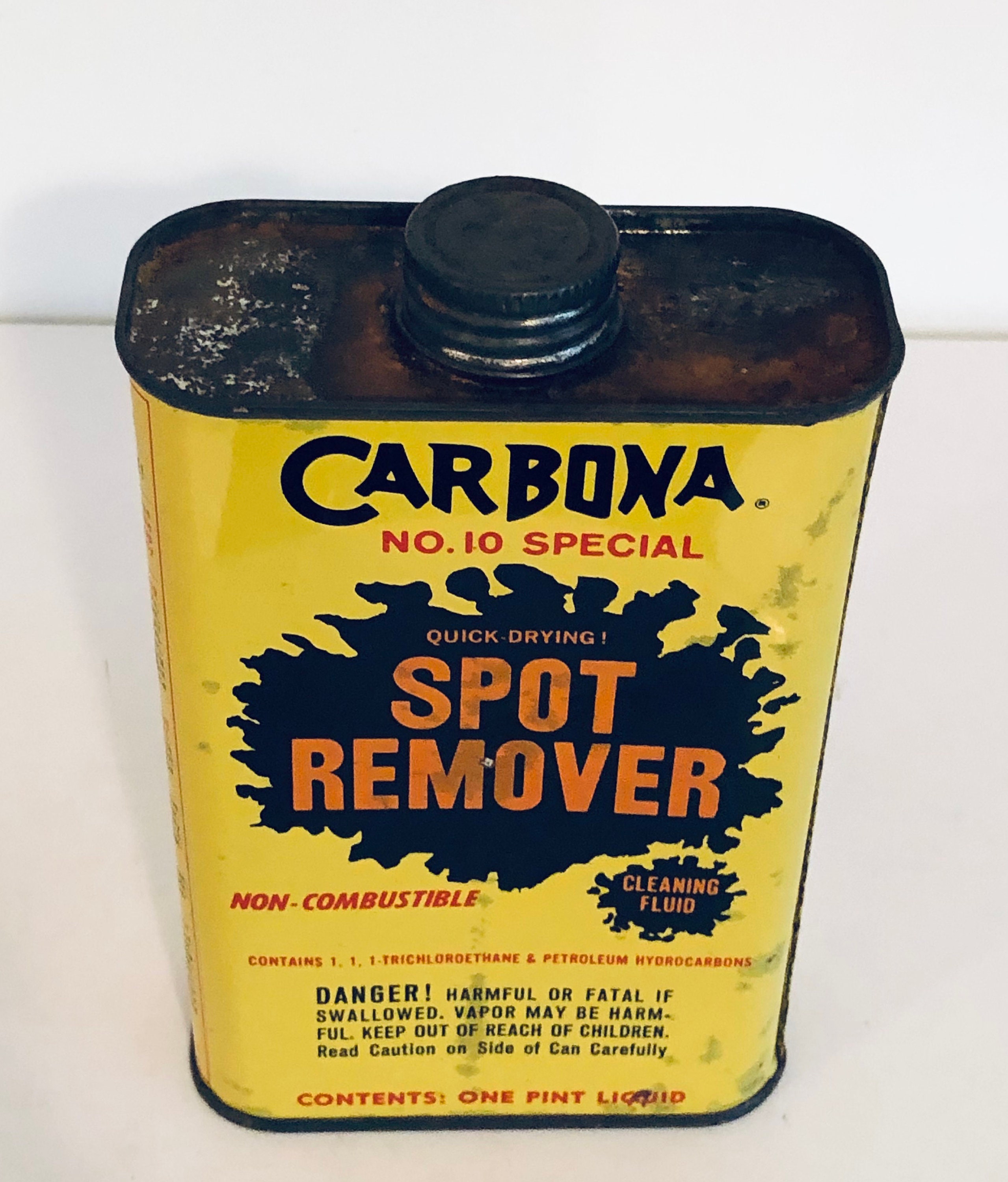 Rare Vintage C1960s Tin CARBONA No. 10 Special Spot Remover