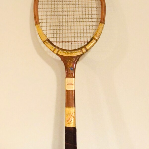 Wood Tennis Racket - Etsy