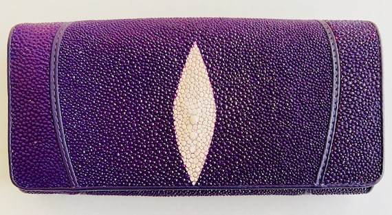 Vintage High End FINDIG Stingray Skin (shagreen) Leather