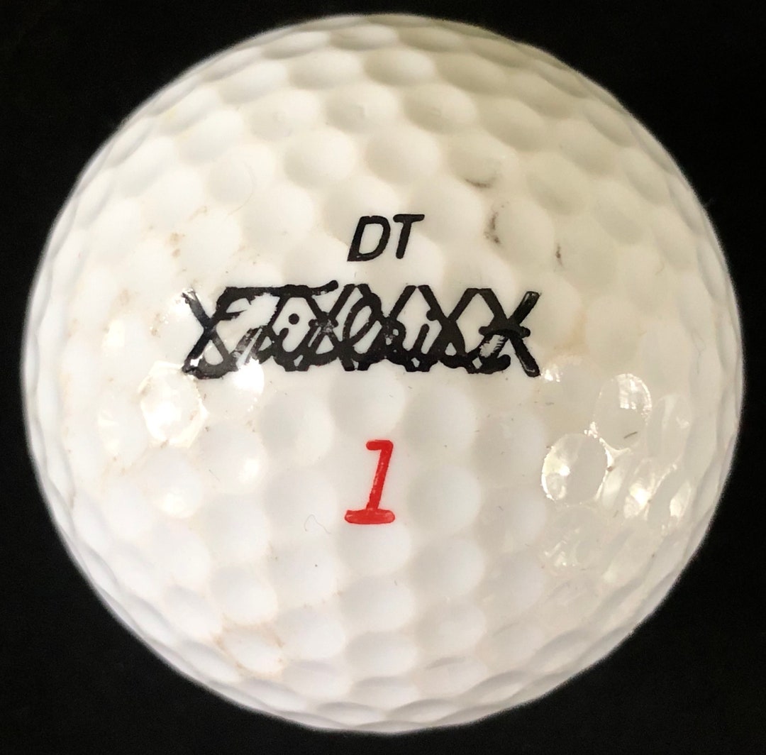 Vintage 1980s DT Titleist #1, 384 DT 90, Crossed Out, Golf