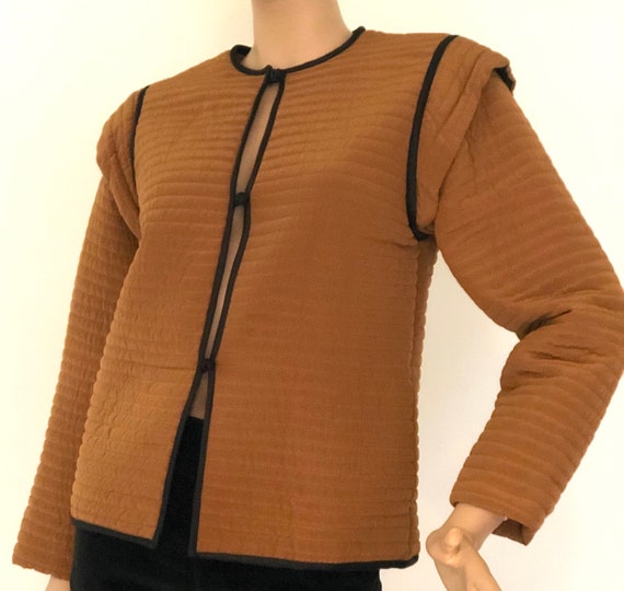 Vintage Nieman Marcus Chinese Quilted Silk Jacket