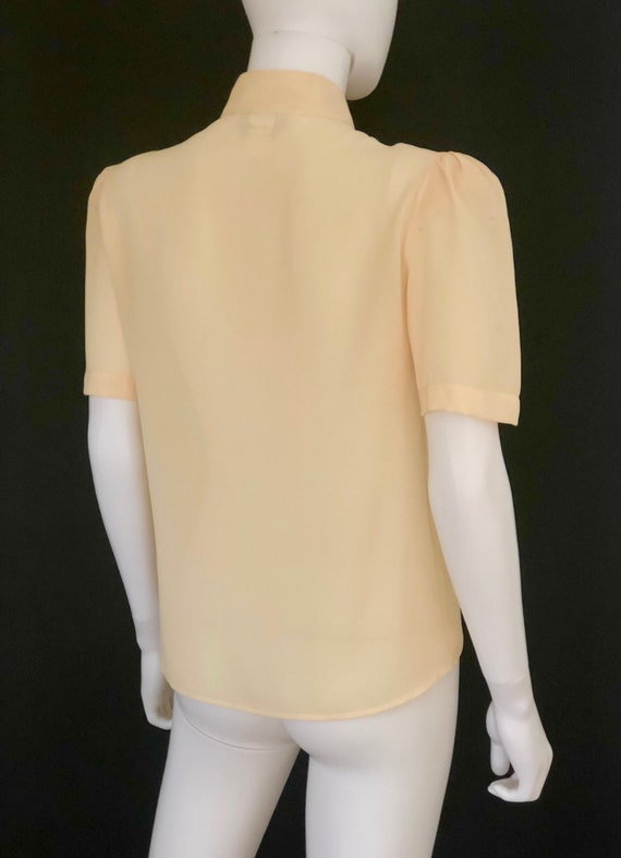 Vintage 1970s Ship 'N Shore Retro, Soft Yellow, S… - image 7