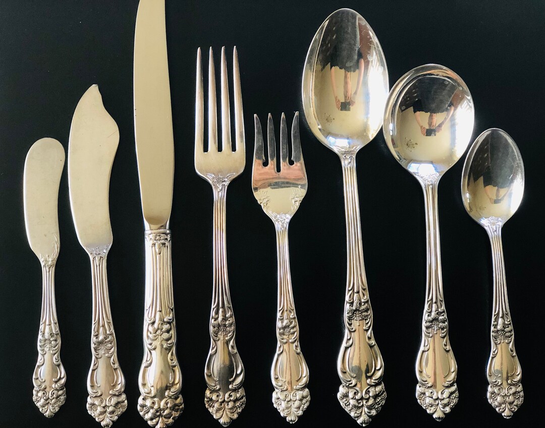 1901 TIGER LILY FESTIVITY Silver Plated Flatware, Reed & Barton