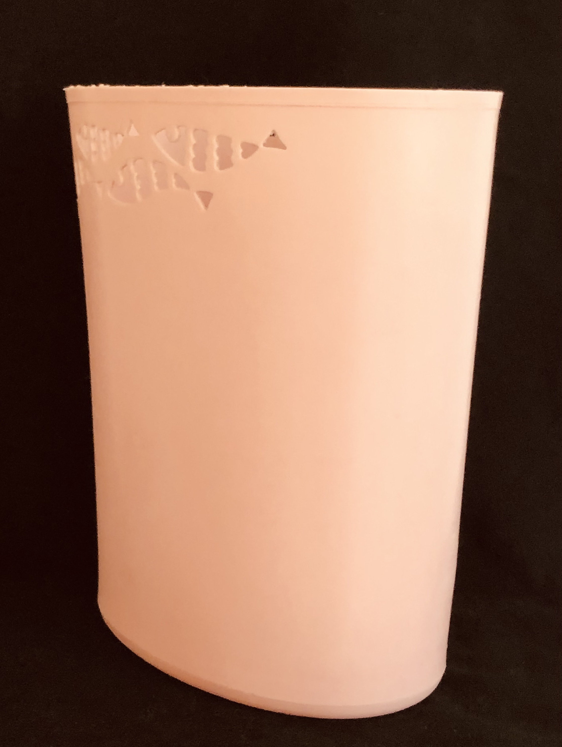 Vintage 1960s MCM Pink Bathroom Waste Basket Flexible Plastic Etsy