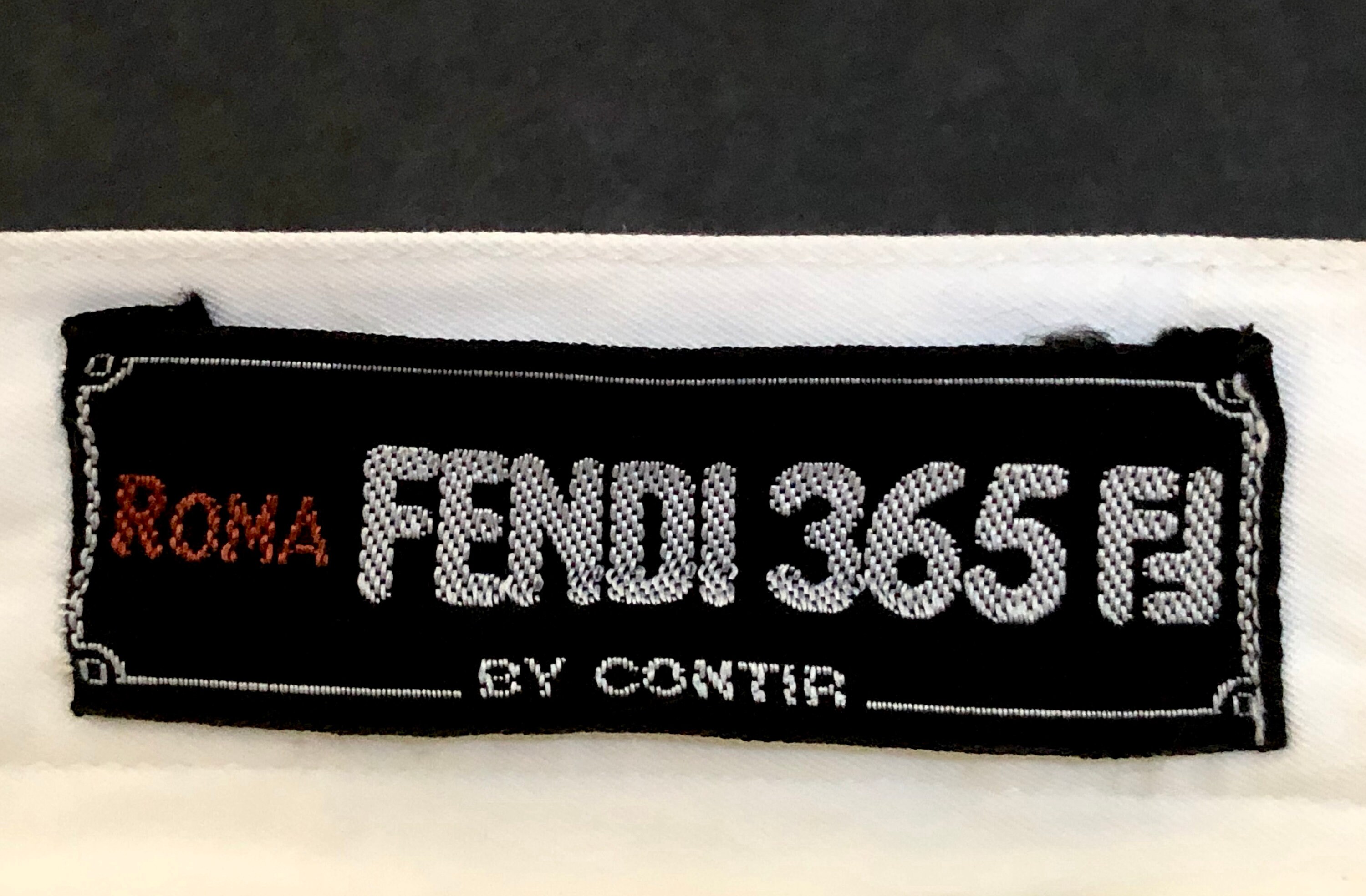 RARE! Women's Vintage FENDI 365, Pure White Cotton Pants RARE! Women's Vintage FENDI 365, Pure White Cotton Pants