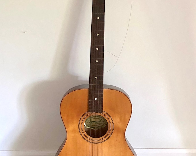 Rare Vintage C1950s Egmond Freres Royalist Full Size Guitar Made in