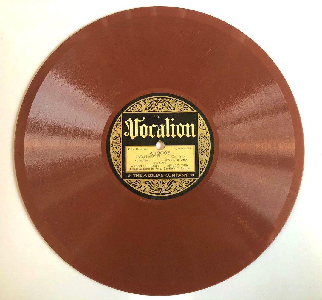Antique Record Vocalion Red Shellac 10 78 RPM Aaron Etsy