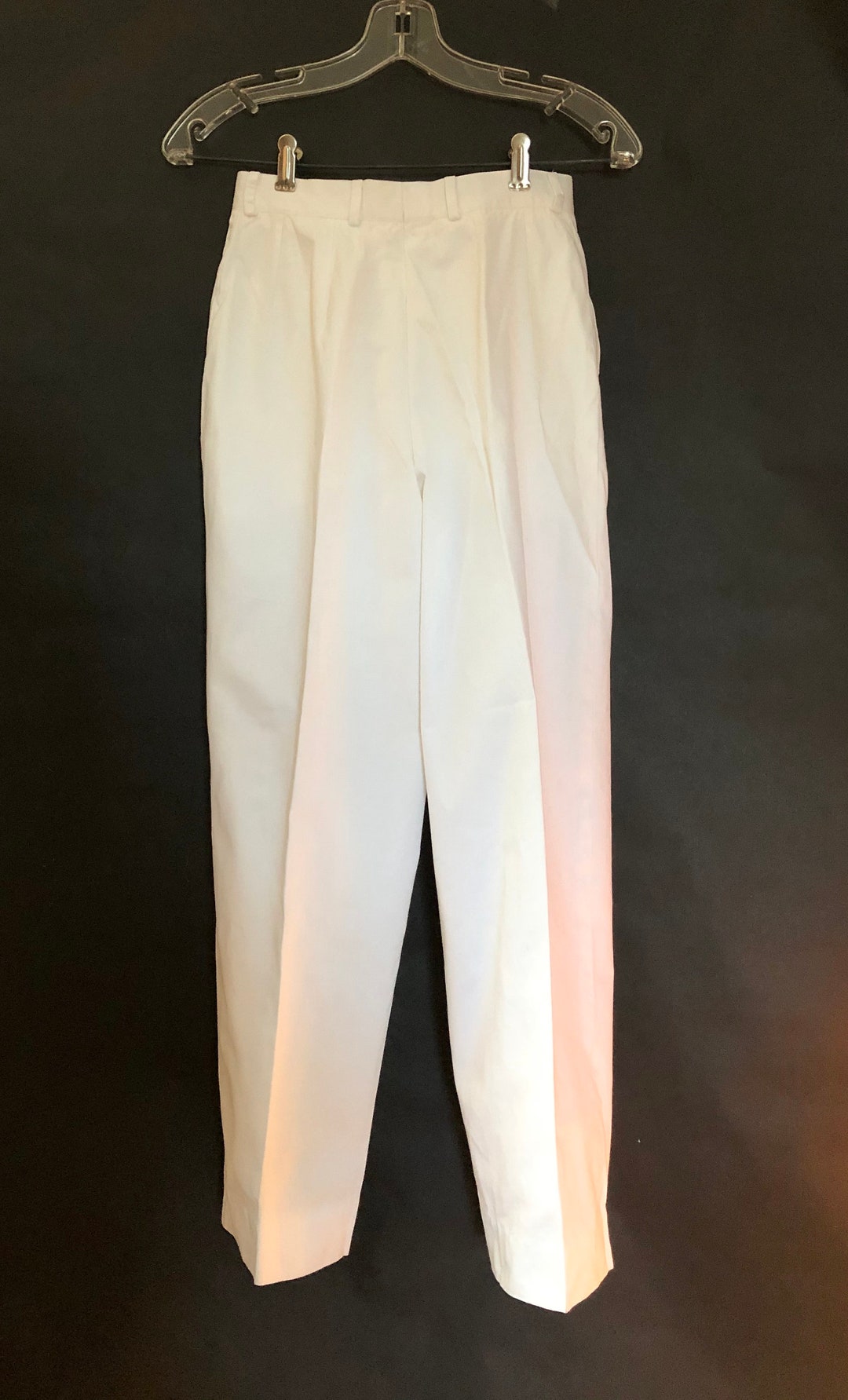 RARE Women's Vintage FENDI 365 Pure White Cotton Pants - Etsy