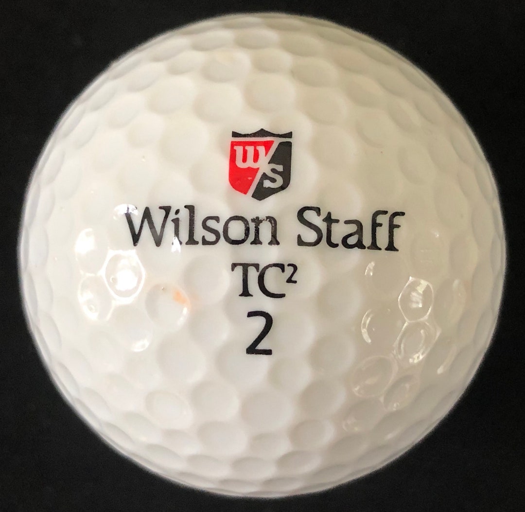 Vintage 1980s Wilson Staff TC2 2, TC2 Distance, Collectible Golf Ball