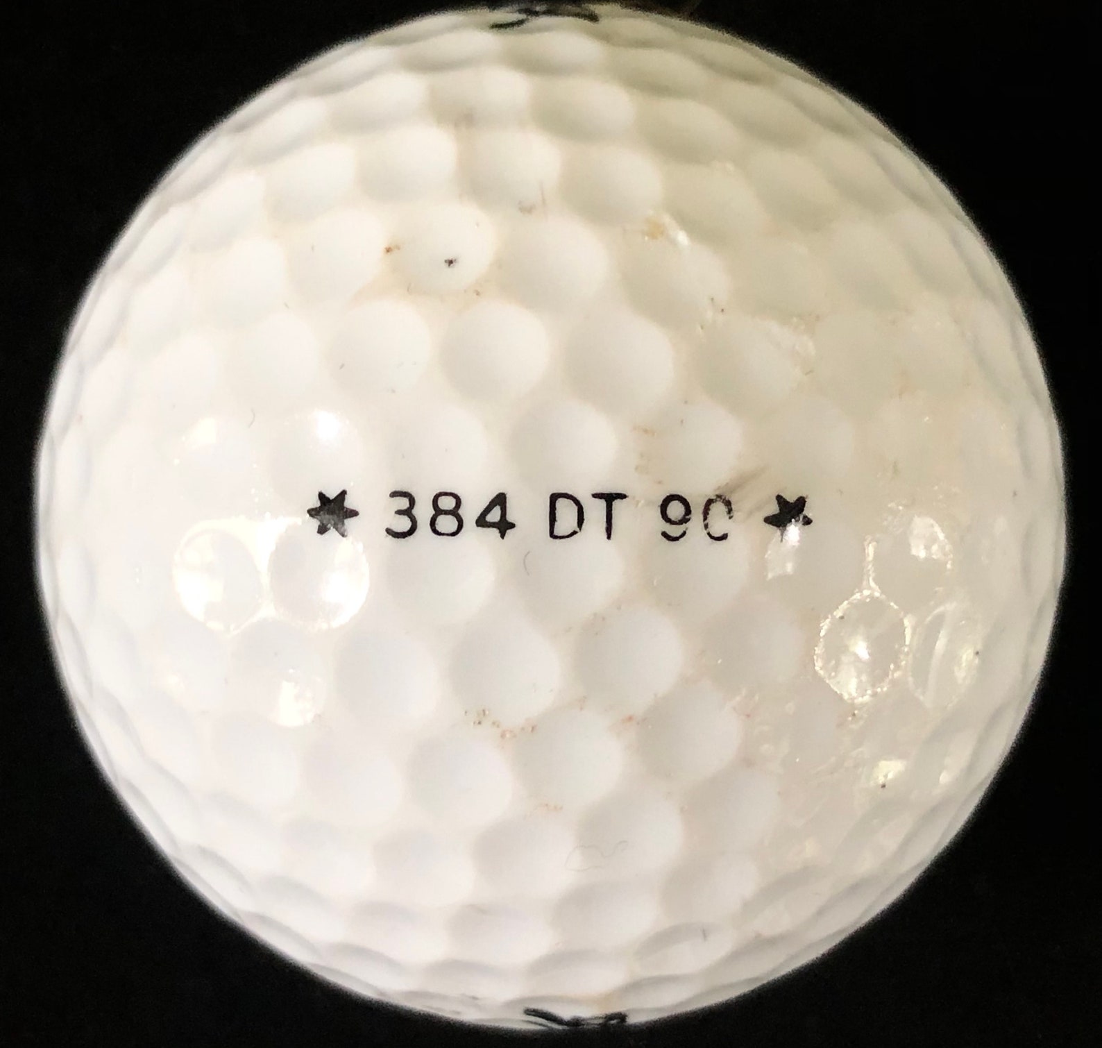 Vintage 1980s DT Titleist 1, 384 DT 90, Crossed Out, Golf Ball Etsy UK