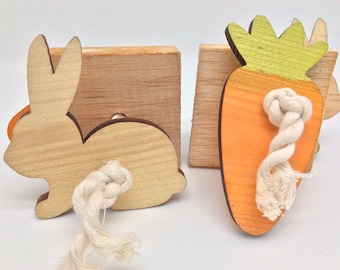 Bunny Toss and Chew Toy