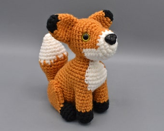 Orange Fox Crochet Plush