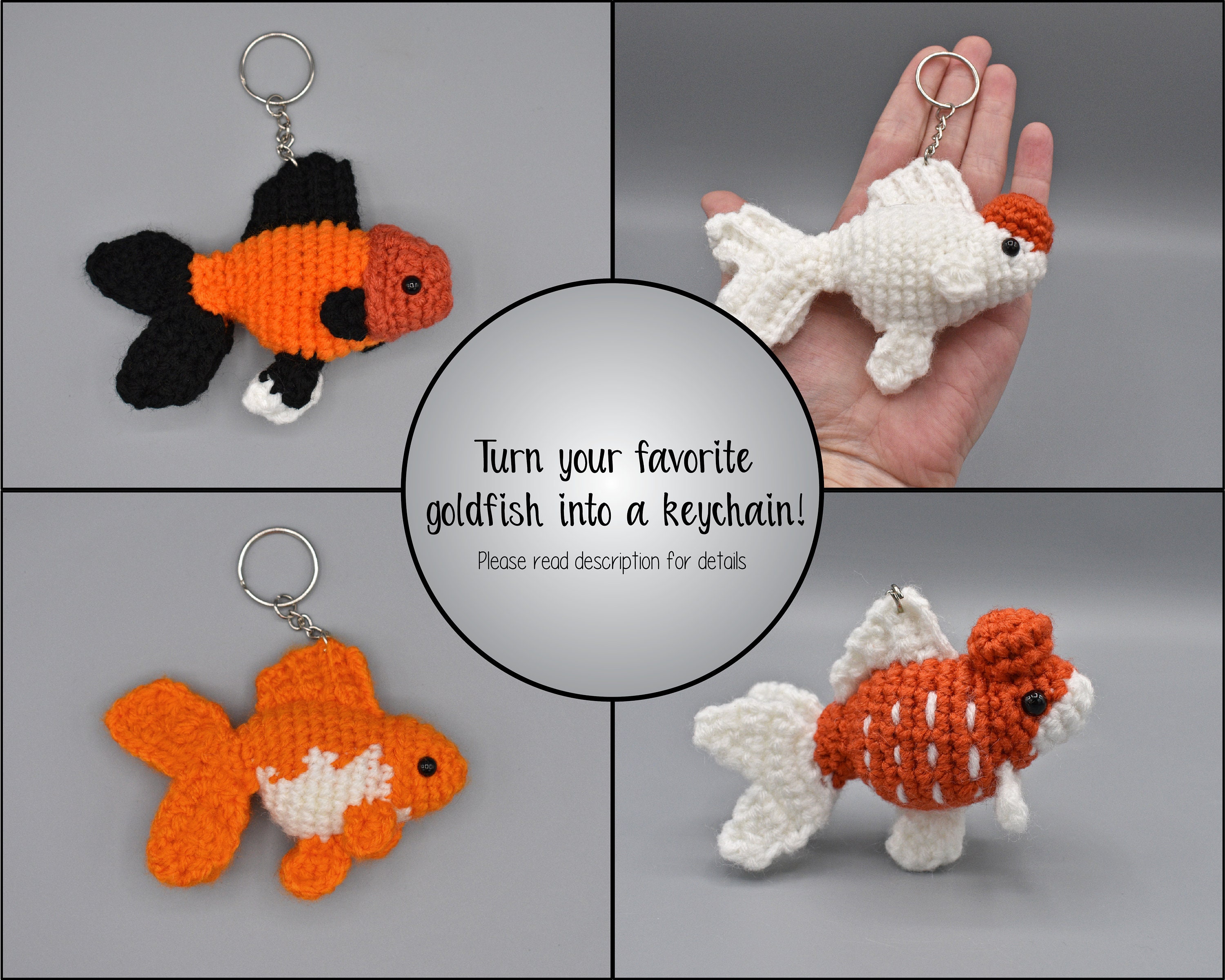 Custom Goldfish Keychain — Kendra's Crafty Crafts