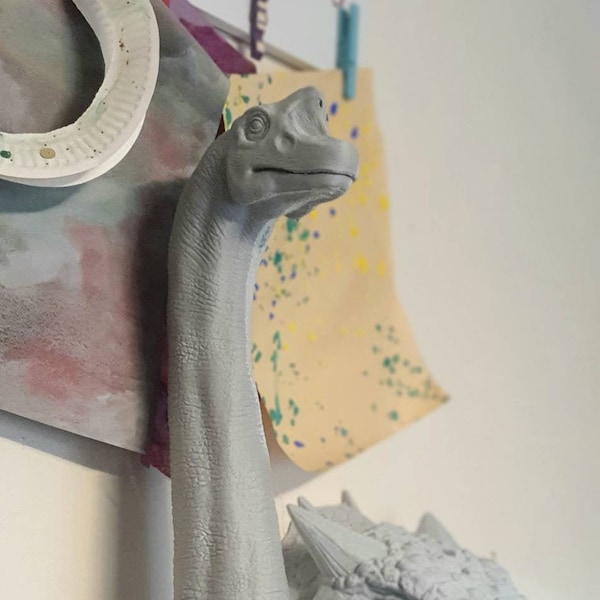 Brachiosaurus Wall Art - Dinosaur Wall Mount- 3D Printed