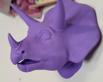 stuffed dinosaur head for wall