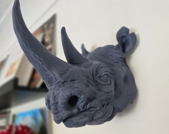 リアルなサイの胸像、偽剥製 - Etsy 日本