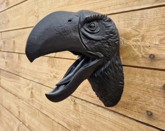 Brontornis Head Wall Art - Dinosaur - Wall Mount- 3D Printed - Multiple Colours Available