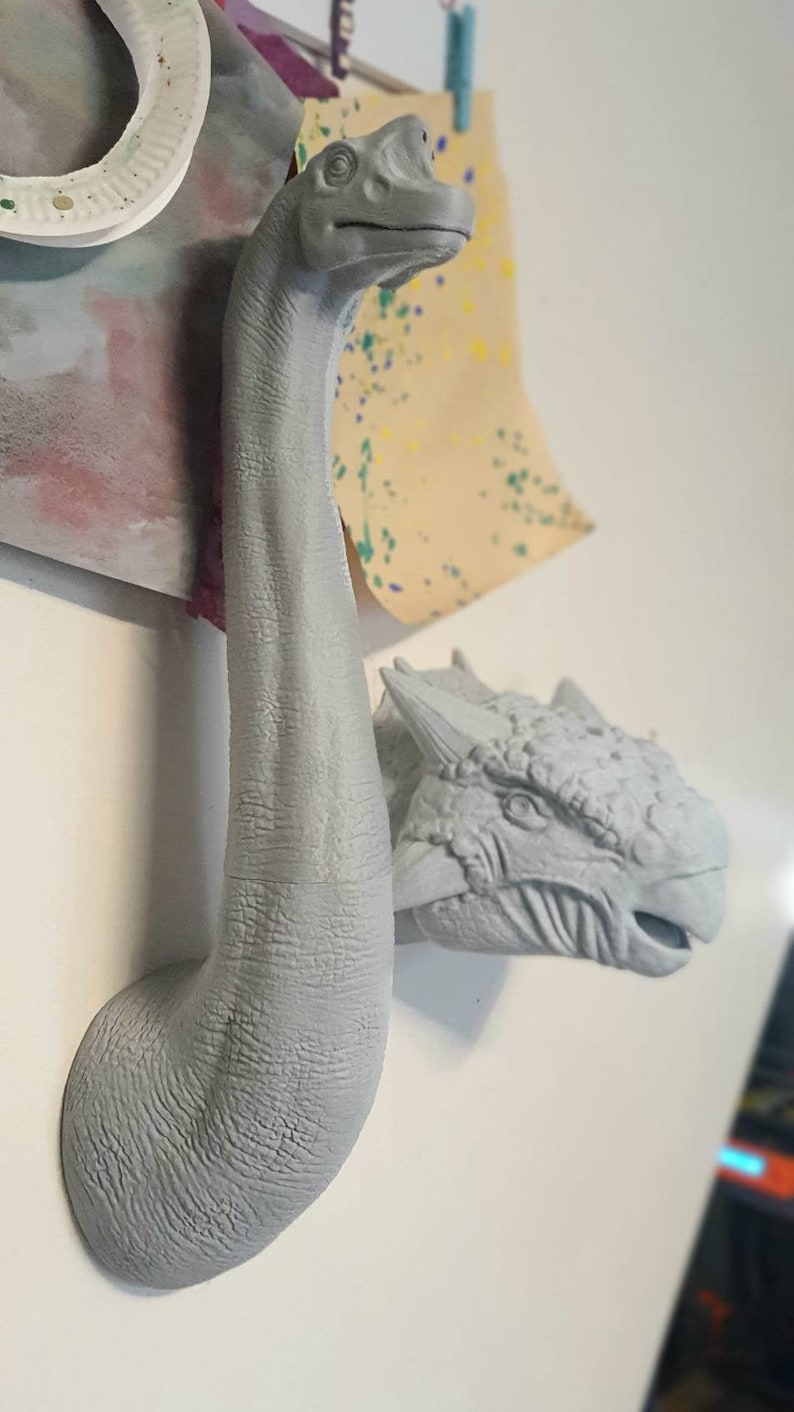 Brachiosaurus Wall Art Dinosaur Wall Mount 3D Printed Etsy