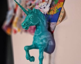Unicorn Wall Mount – Fantasy Home Decor - 3D Printed