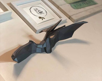 Diddy Dino Geometric Pterodactyl - Dinosaur Wall Art - Home Decor - 3D Printed - Multiple Colours Available