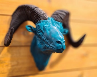 Ram wall art - 3D Printed - Home Decor - wall mount - Multiple Colours Available