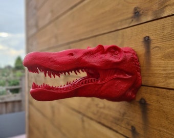 Spinosaurus Head Wall Art - Dinosaur - Wall Mount- 3D Printed - Multiple Colours Available