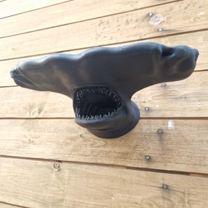 Hammerhead Shark - Animal -  Great hammerhead - Wall Mount- 3D Printed - Multiple Colours Available