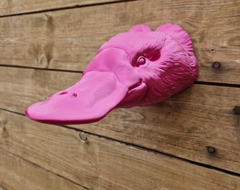 Platypus Wandkunst - Tierkunst - 3D gedruckt - Wohnkultur - Wandhalterung - Mehrere Größen Farben erhältlich