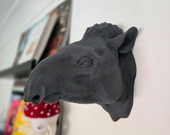 Tapir wall art - Animal Art - 3D Printed - Home Decor - wall mount - Multiple Colours Available