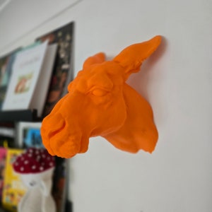 kangaroo wall art - Animal Art - 3D Printed - Home Decor - wall mount - Multiple Colours Available