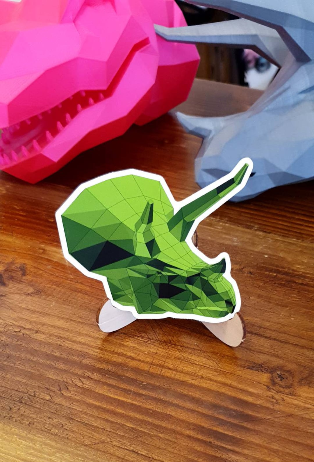 Autocollant Vintage SINCLAIR DINO - Découpe Vinyle Rétro Taille 14, Pièce De Collection