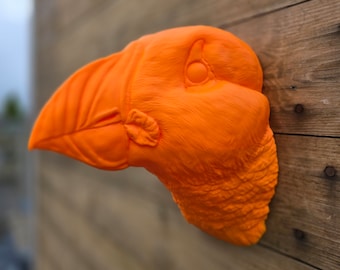 Papegaaiduiker muurkunst - Dierenkunst - 3D Geprint - Woondecoratie - muurbevestiging - Meerdere kleuren beschikbaar