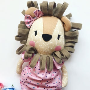 Lion Doll Sewing Pattern PDF Download