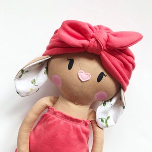 Turban and Dress Doll Outfit PDF Pattern Only (bunny pattern NOT included)