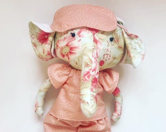 Elephant Sewing Pattern - Elephant Doll PDF download - Animal Easy Sewing Pattern - Cute Elephant Doll
