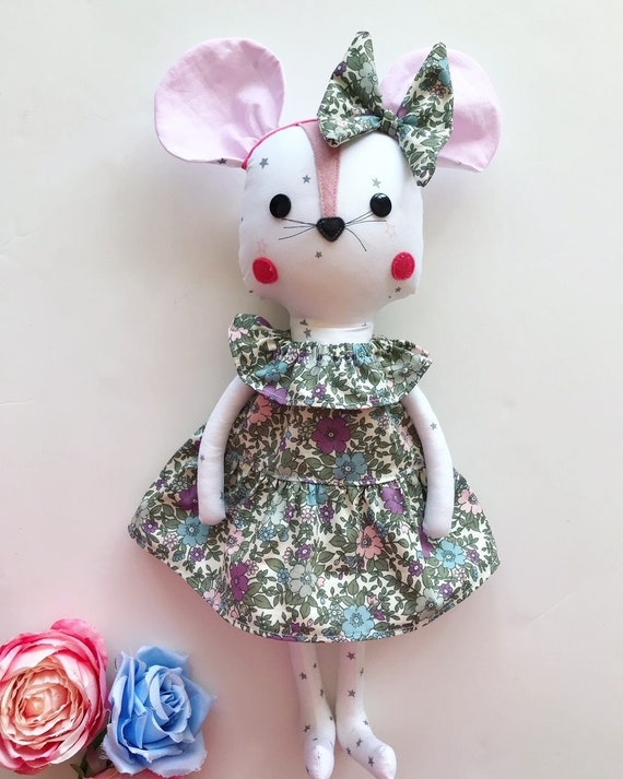 Mouse Doll Pattern Sewing Doll Pattern Rag Doll Pattern - Etsy