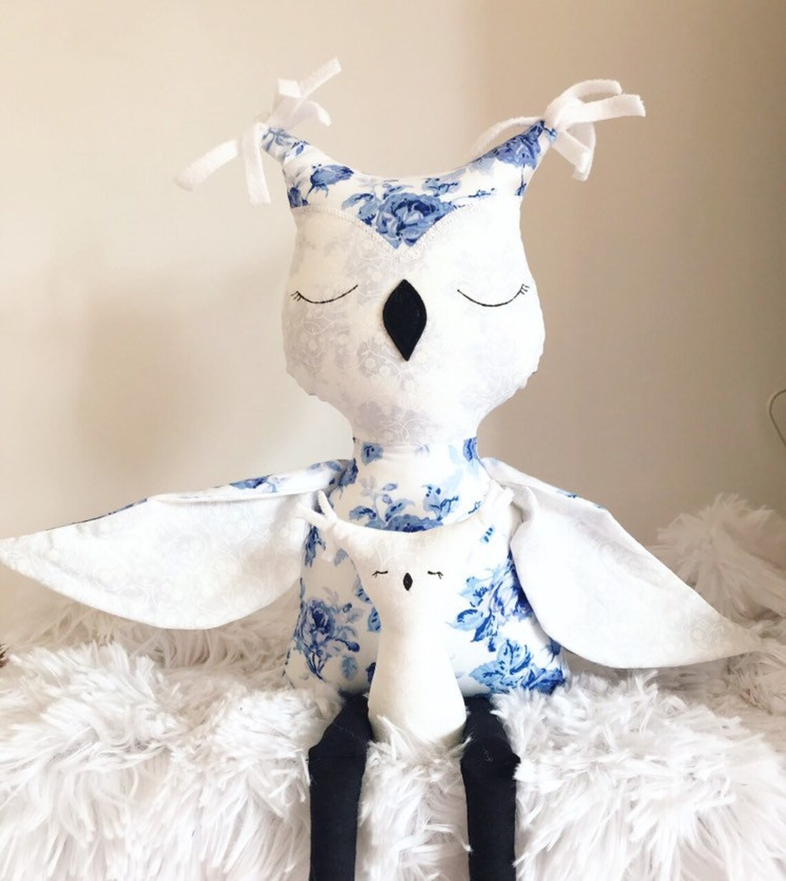 Owl Doll Sewing PDF Pattern Animal Sewing Pattern Easy Etsy