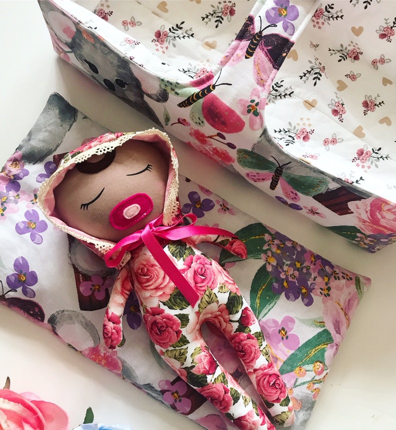 Reversible Baby Doll & Sewing Pattern Cloth Doll Etsy