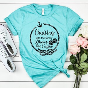 Cruise Shirts, Bon Voyage TShirt, Cruise Tee, Vacation Shirt, Family Cruise Shirts, Casino Shirts